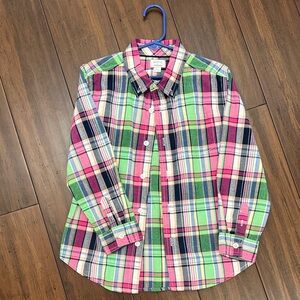 Gymboree Colorful Plaid Button Down Shirt